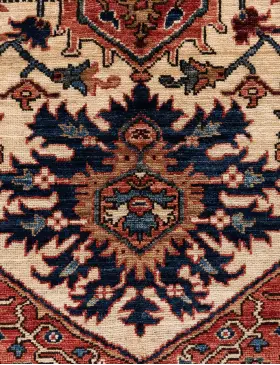 Rød Pakistan Ziegler teppe 298 x 245 cm - view 3