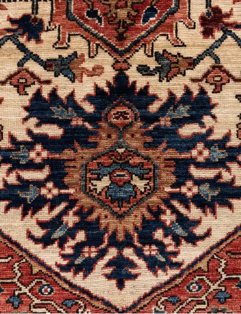 Red Pakistan Ziegler Carpet 298 x 245 cm - view 3