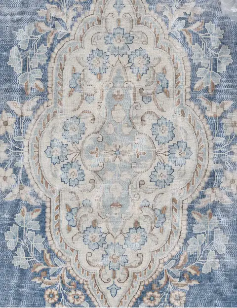 Blau Persien Persischer Vintage Teppich 392 x 268 cm - view 4