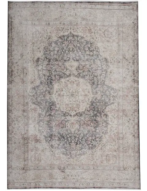 Beige Persien Persischer Vintage Teppich 290 x 189 cm