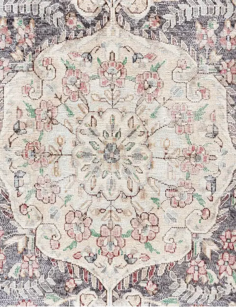 Beige Persien Persischer Vintage Teppich 290 x 189 cm - view 4