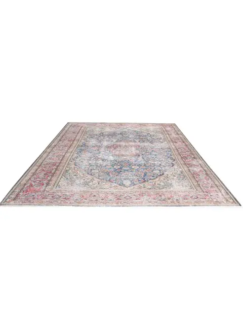 Rosa Pakistan Persischer Vintage Teppich 242 x 152 cm - view 1