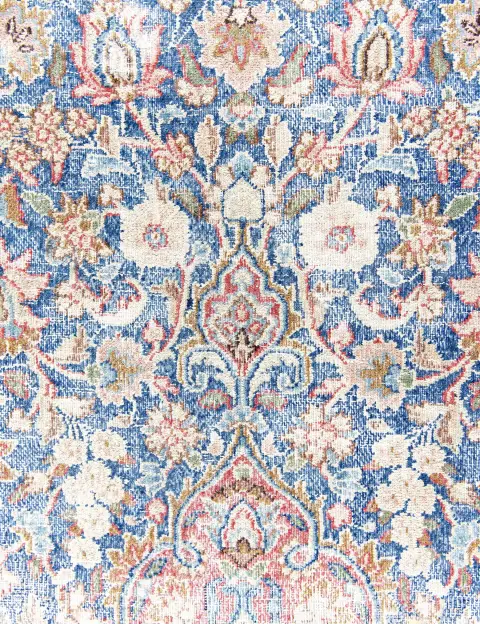 Rosa Pakistan Persischer Vintage Teppich 242 x 152 cm - view 3