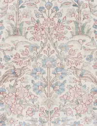 Beige Persien Persisk Vintagetæppe 262 x 176 cm - view 4