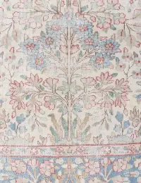 Beige Persien Persisk Vintagetæppe 262 x 176 cm - view 3