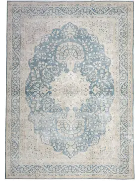 Bleu Persan Tapis Persan vintage 308 x 207 cm