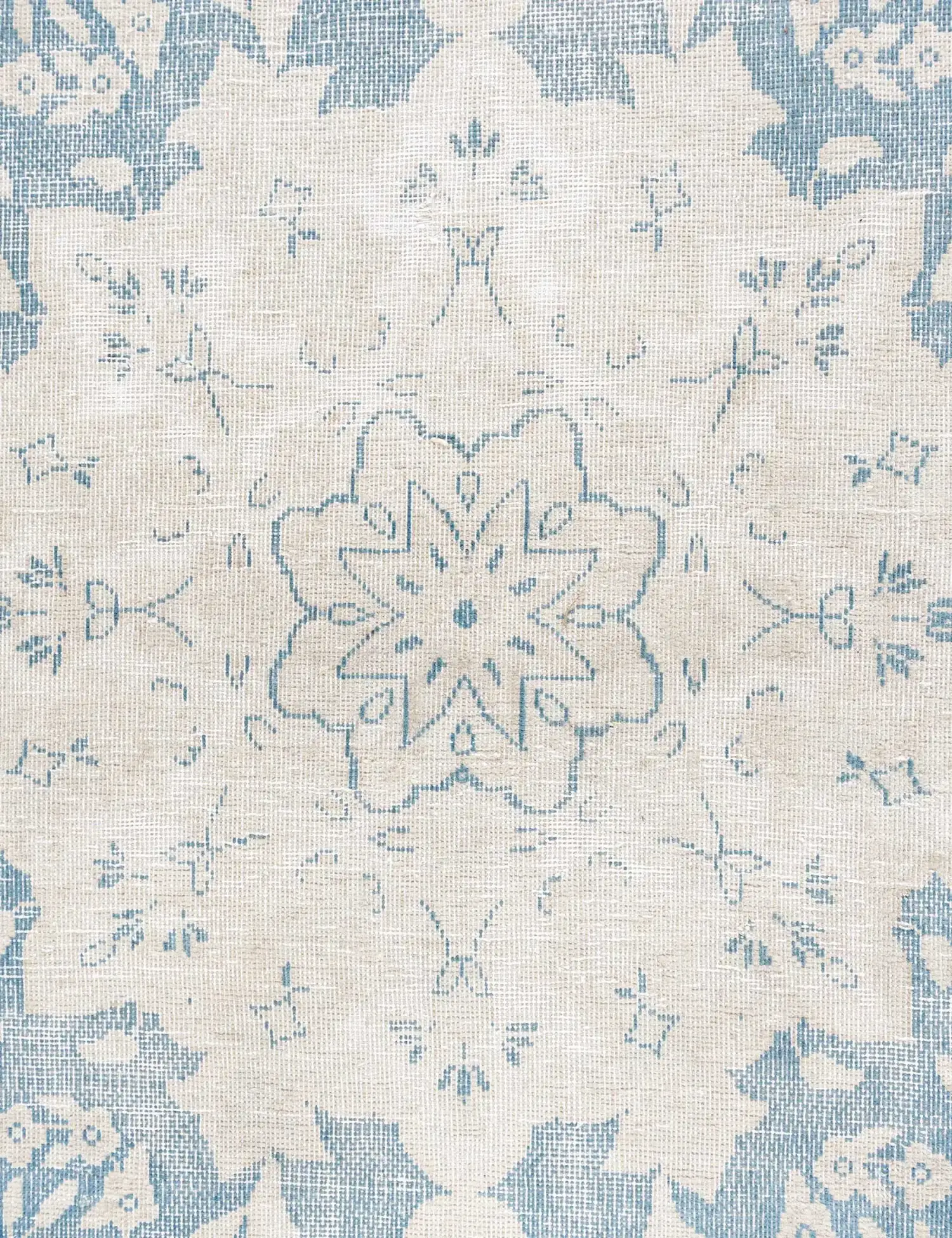 Blau Persien Persischer Vintage Teppich 308 x 207 cm - Einzigartiger handgefertigter Teppich