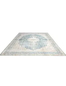 Bleu Persan Tapis Persan vintage 308 x 207 cm - view 1