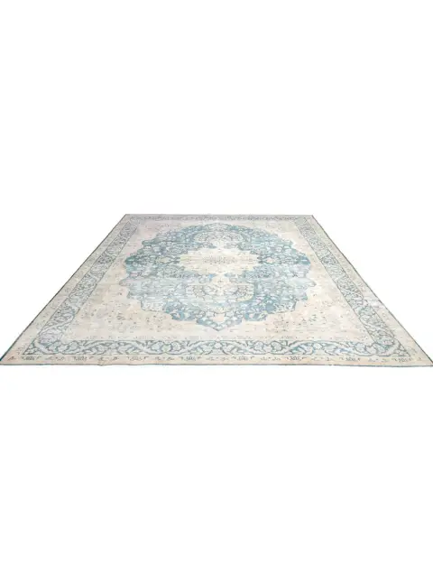 Blau Persien Persischer Vintage Teppich 308 x 207 cm - view 1