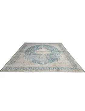 Bleu Persan Tapis Persan vintage 308 x 207 cm - view 2