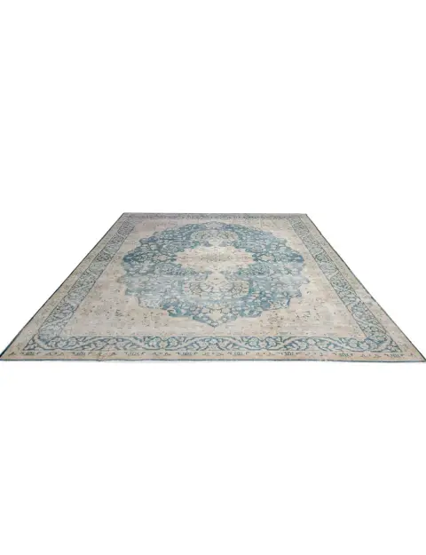 Blau Persien Persischer Vintage Teppich 308 x 207 cm - view 2