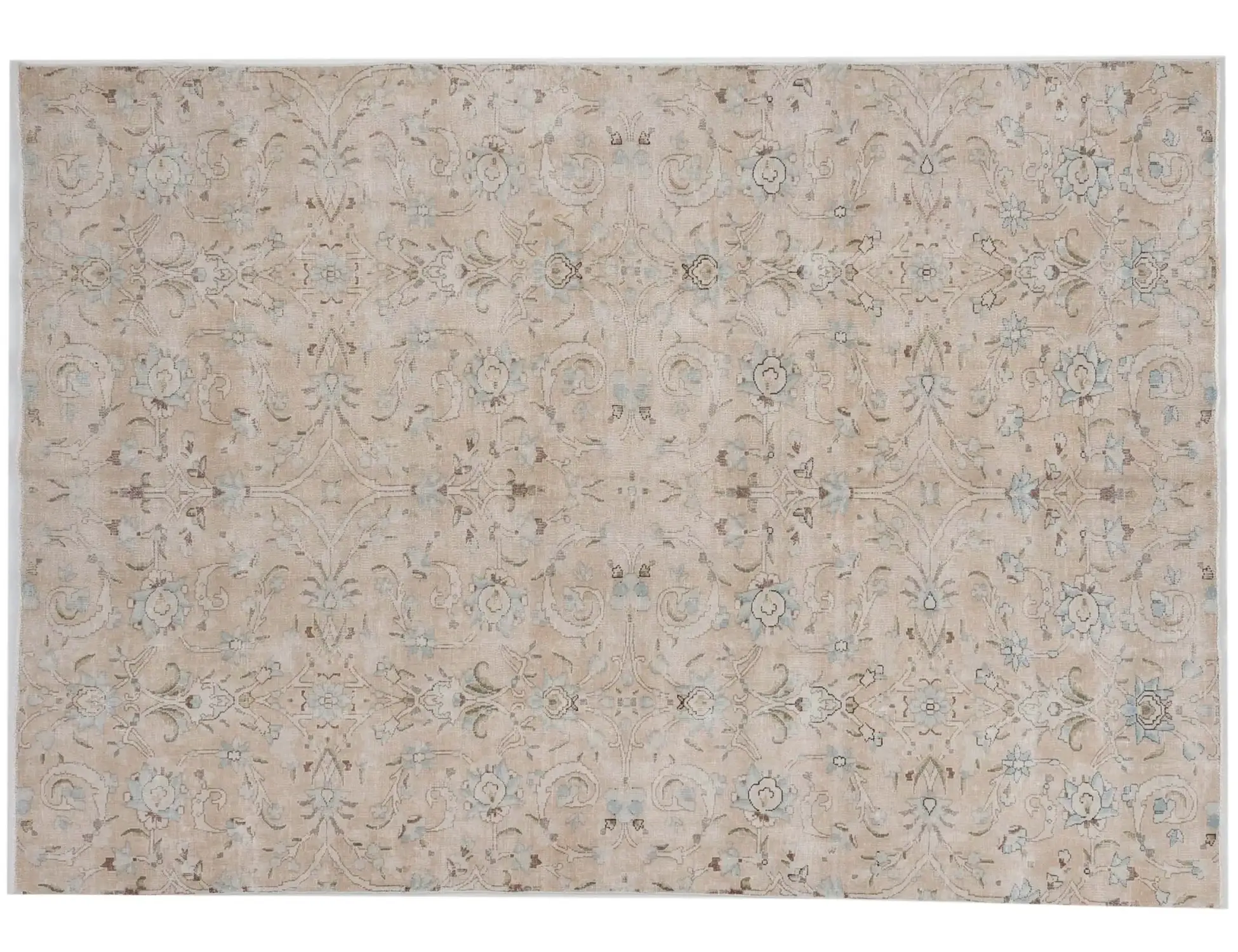 Beige text_origin_4 Persischer Vintage Teppich 258 x 173 cm