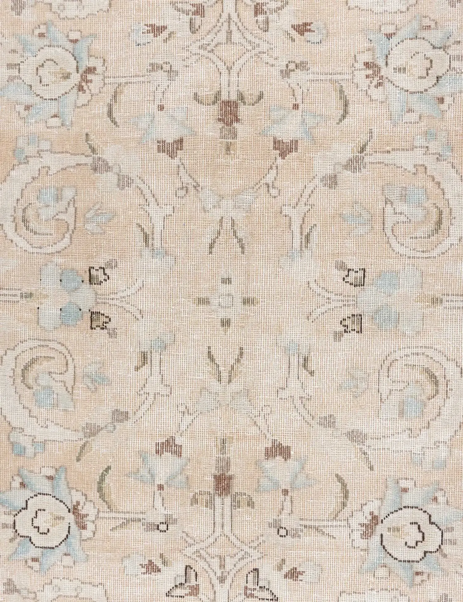 Beige text_origin_4 Persischer Vintage Teppich 258 x 173 cm - Einzigartiger handgefertigter Teppich
