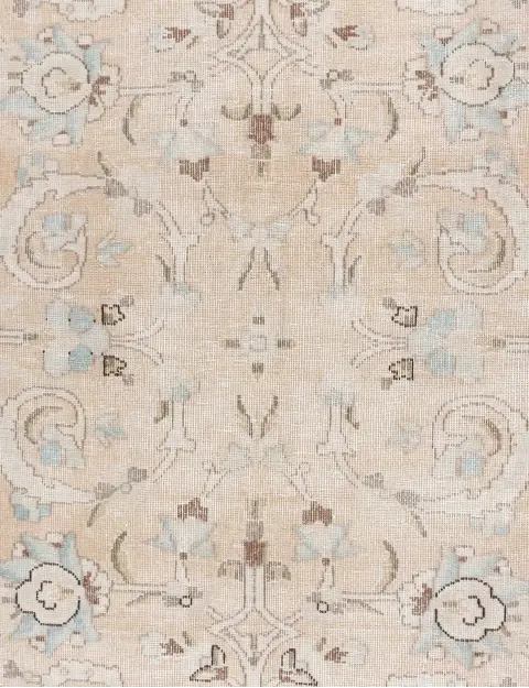 Beige Pakistan Persischer Vintage Teppich 258 x 173 cm - view 4