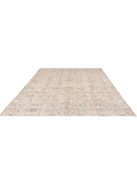Beige Pakistan Persischer Vintage Teppich 258 x 173 cm - view 1