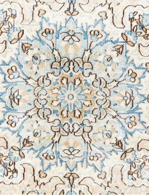 Beige Pakistan Persischer Vintage Teppich 372 x 267 cm - view 4
