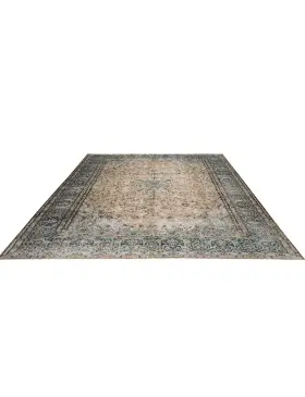 Beige Pakistan Tappeto vintage persiano 372 x 267 cm - view 2