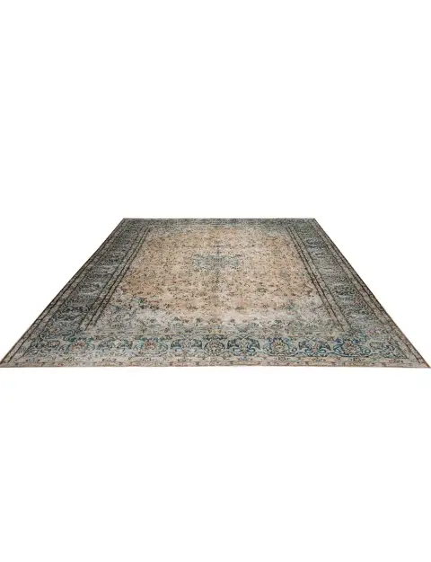 Beige Pakistan Persischer Vintage Teppich 372 x 267 cm - view 2