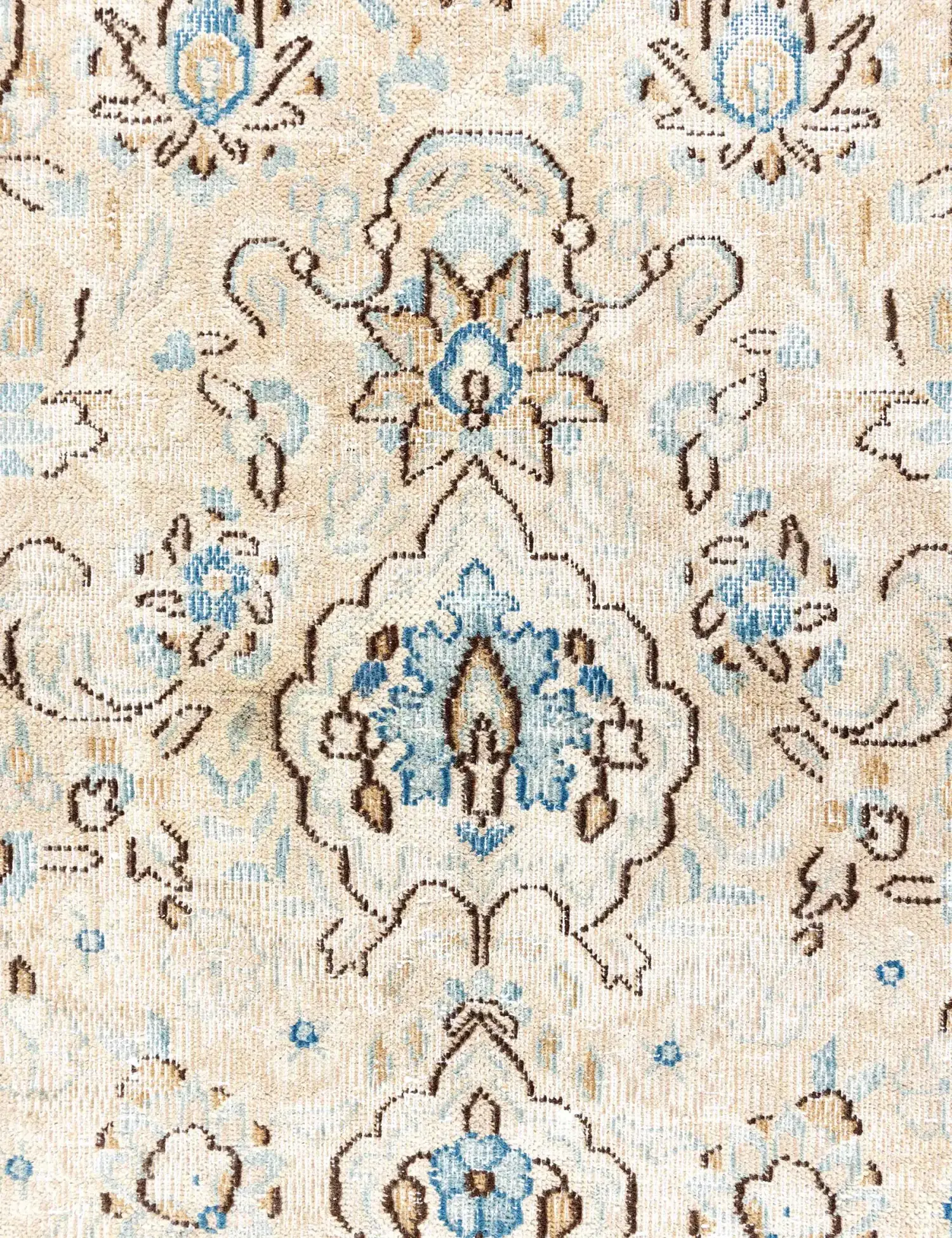 Beige text_origin_4 Persischer Vintage Teppich 372 x 267 cm - Einzigartiger handgefertigter Teppich