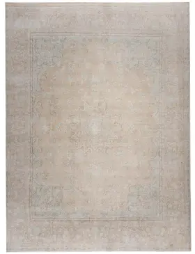 Beige Pakistan Persischer Vintage Teppich 394 x 296 cm