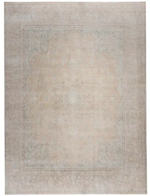 Beige Pakistan Persischer Vintage Teppich 394 x 296 cm