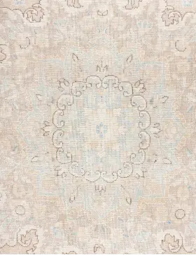 Beige Pakistan Persischer Vintage Teppich 394 x 296 cm - view 4