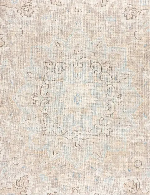Beige Pakistan Persischer Vintage Teppich 394 x 296 cm - view 4