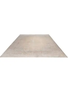 Beige Pakistan Persischer Vintage Teppich 394 x 296 cm - view 1