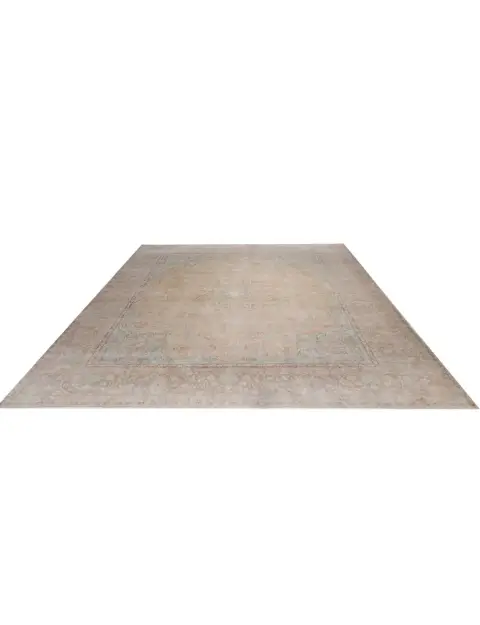 Beige Pakistan Persischer Vintage Teppich 394 x 296 cm - view 2