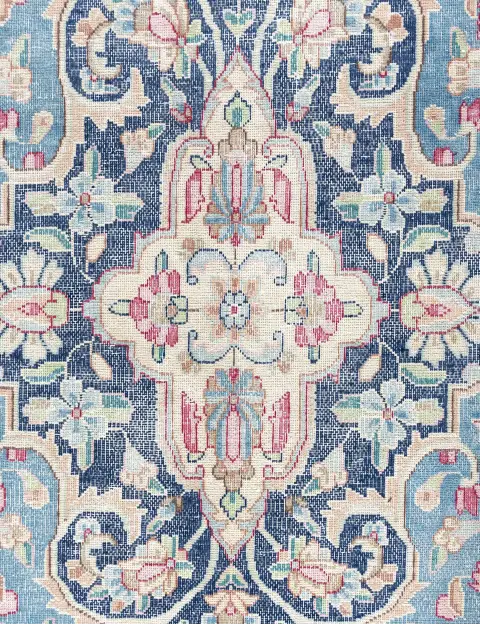 Blau Pakistan Persischer Vintage Teppich 402 x 293 cm - view 4