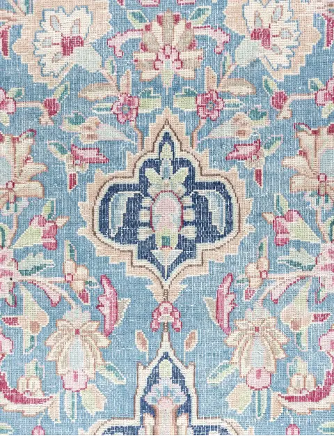 Blau Pakistan Persischer Vintage Teppich 402 x 293 cm - view 3