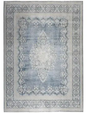 Azul Pakistan Alfombra persa vintage 387 x 297 cm