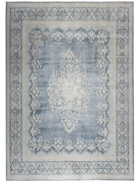 Blau Pakistan Persischer Vintage Teppich 387 x 297 cm