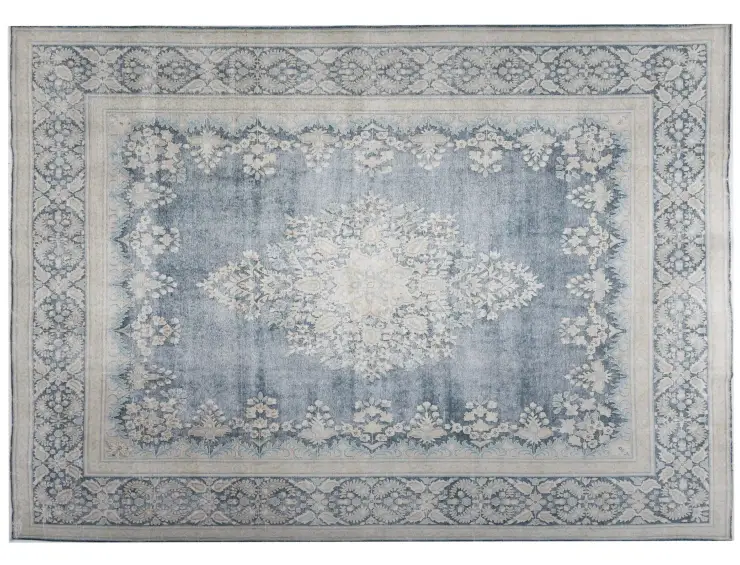 Blå text_origin_4 Persisk Vintagetæppe 387 x 297 cm