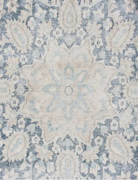 Blau Pakistan Persischer Vintage Teppich 387 x 297 cm - view 4