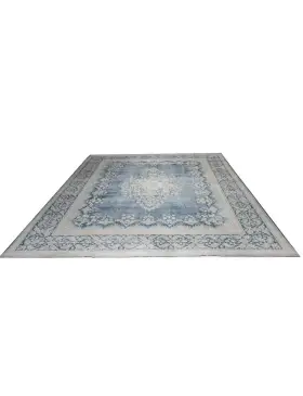 Azul Pakistan Alfombra persa vintage 387 x 297 cm - view 2