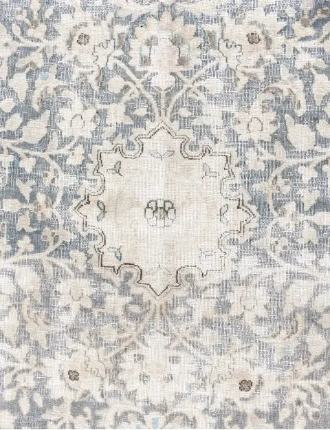 Azul Persia Alfombra persa vintage 292 x 206 cm - view 4