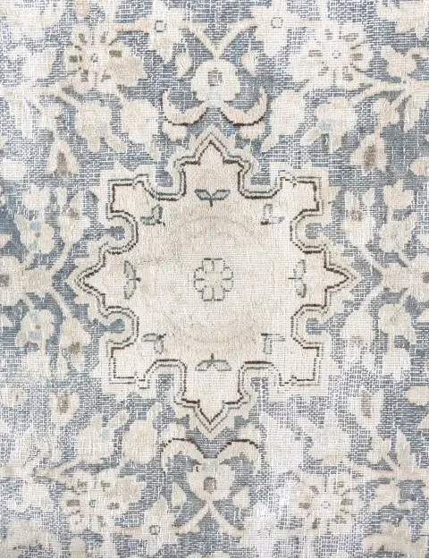 Azul Persia Alfombra persa vintage 292 x 206 cm - view 3