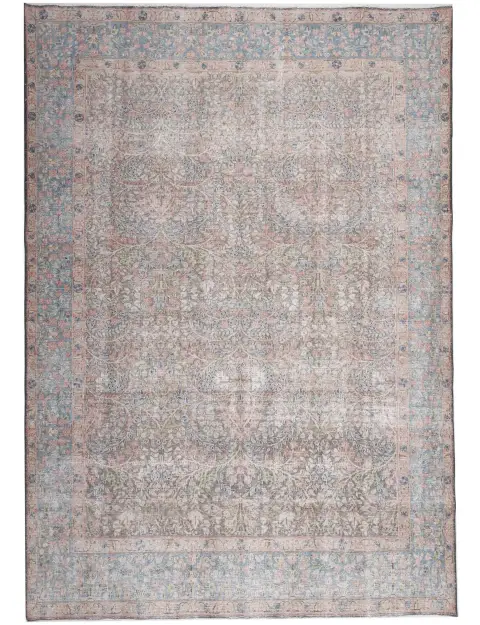 Mehrfarbig Pakistan Persischer Vintage Teppich 279 x 209 cm