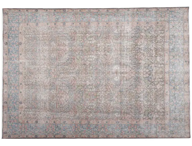 Multifarvet text_origin_4 Persisk Vintagetæppe 279 x 209 cm