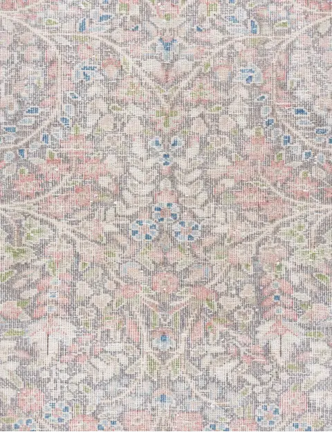 Mehrfarbig Pakistan Persischer Vintage Teppich 279 x 209 cm - view 4