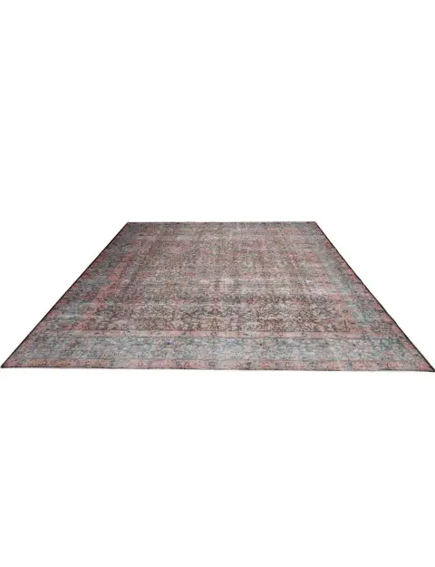 Mehrfarbig Pakistan Persischer Vintage Teppich 279 x 209 cm - view 2