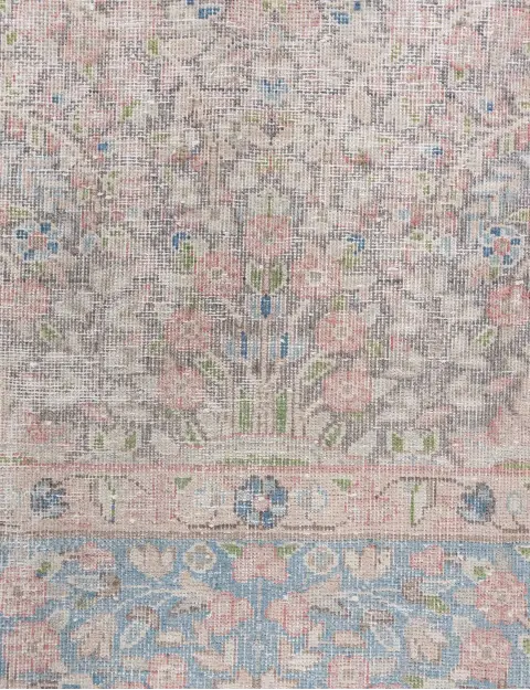 Mehrfarbig Pakistan Persischer Vintage Teppich 279 x 209 cm - view 3