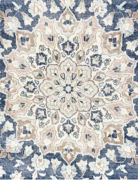 Blå Persien Persisk Vintagetæppe 317 x 203 cm - view 4