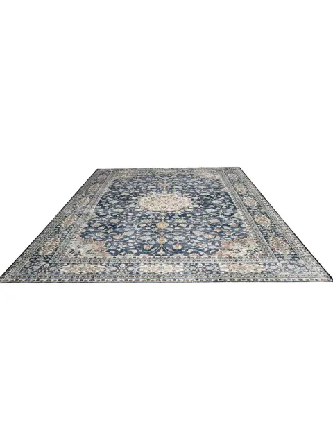 Blau Persien Persischer Vintage Teppich 317 x 203 cm - view 1
