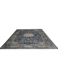 Blå persia Persisk vintage teppe 317 x 203 cm - view 3
