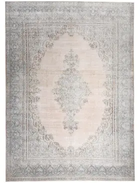 Beige Persien Persisk Vintagetæppe 375 x 275 cm