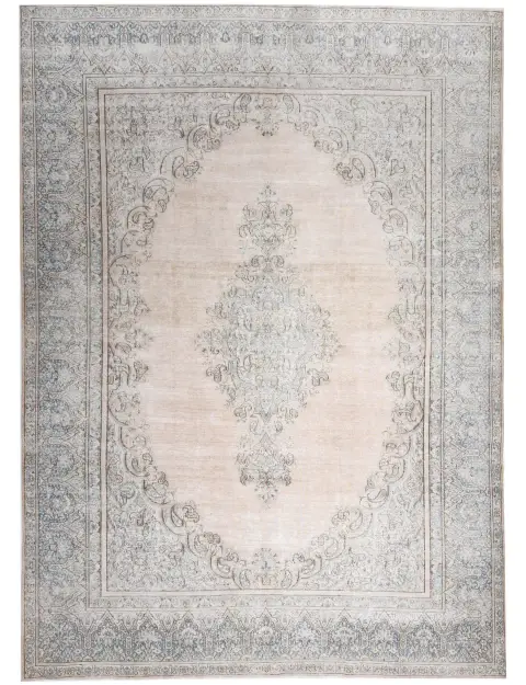 Beige Persien Persischer Vintage Teppich 375 x 275 cm