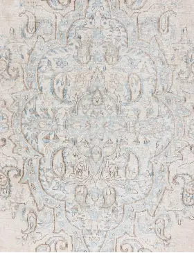 Beige Persien Persisk Vintagetæppe 375 x 275 cm - view 4