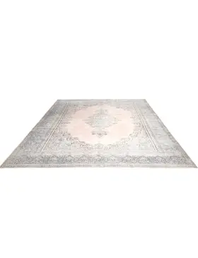 Beige Persien Persisk Vintagetæppe 375 x 275 cm - view 1
